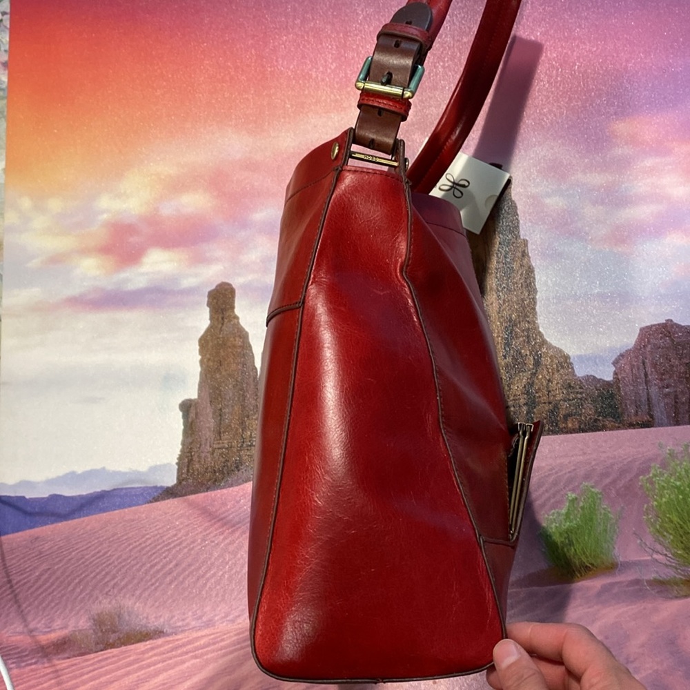 β₯οΈ HOBO leather Satchel Shoulder bag. - Picture 7 of 16
